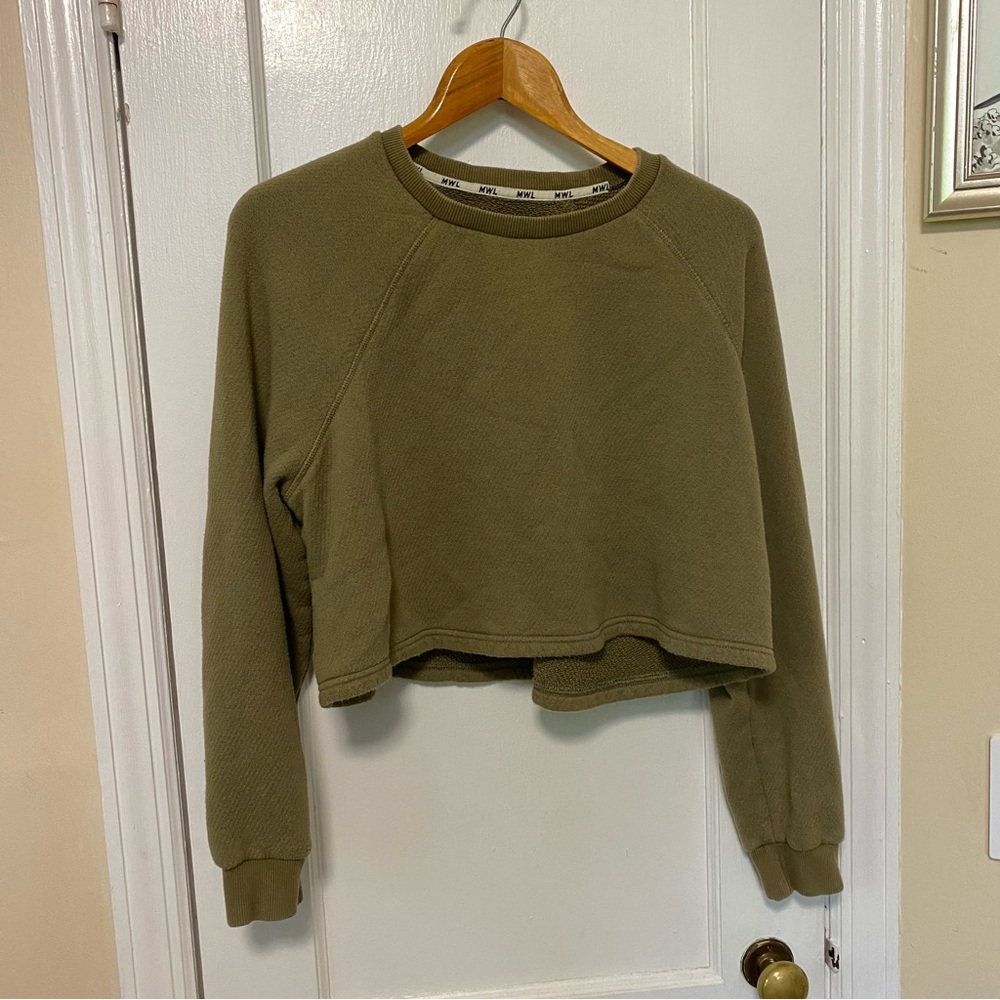 Madewell leisure cropped sweatshirt